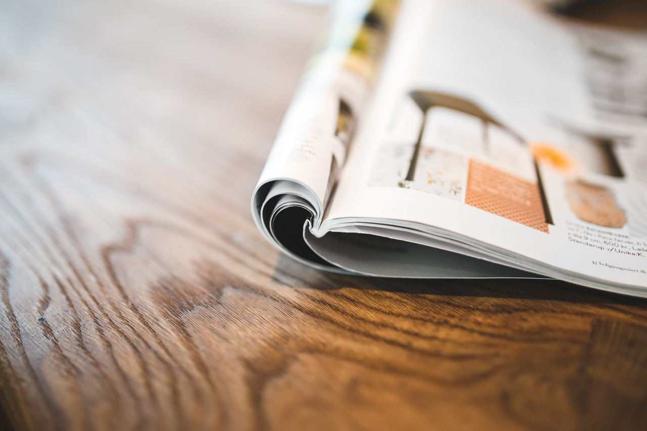 kaboompics.com_Closeup of magazine